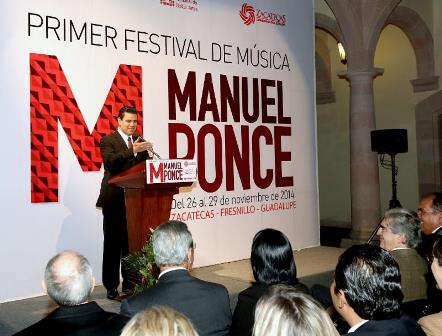 INICIA PRIMER FESTIVAL DE MÚSICA MANUEL M. PONCE CON LA INAUGURACIÓN DE UN MUSEO EN SU HONOR