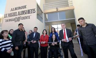 INAUGURAN AUTORIDADES ALBERGUE MIGUEL ALONSO REYES EN NOCHISTLÁN