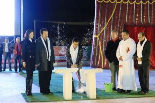 ENCABEZA MAR POSADA EN LA COMUNIDAD EL FUERTE E INAUGURA PISTA DE HIELO EN VILLANUEVA