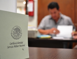 INICIA RECEPCIÓN DE CARTILLAS MILITARES EN GUADALUPE