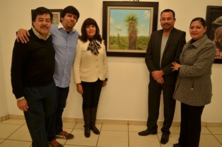 INAUGURAN AUTORIDADES EXPOSICIÓN PICTÓRICA  DE ARTISTA CALERENSE