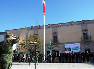CELEBRAN EN JEREZ EL 194 ANIVERSARIO DEL DÍA DE LA BANDERA TRICOLOR