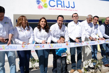 PRESIDENTA DEL DIF JEREZ INAUGURA CRIJJ, ÚNICO EN SU TIPO EN EL ESTADO‏