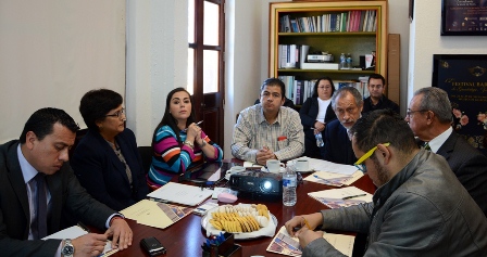 PRESIDE ROBERTO LUÉVANO REUNIÓN DEL FIDEICOMISO PARA LA RESTAURACIÓN INTEGRAL DEL MUSEO DE GUADALUPE