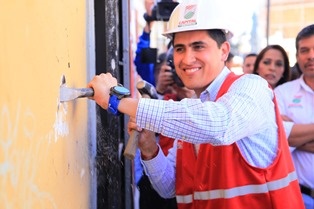 ARRANCA CARLOS PEÑA OBRAS DE REHABILITACIÓN DE LA AVENIDA INSURGENTES