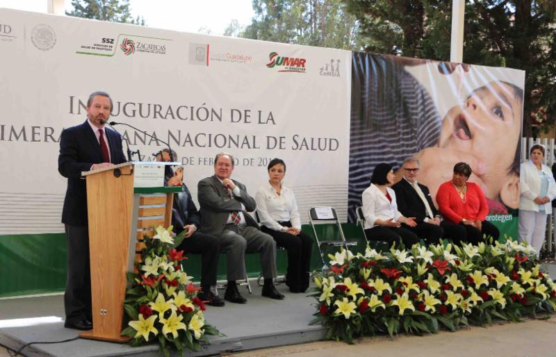 PONEN EN MARCHA AUTORIDADES PRIMERA SEMANA NACIONAL DE SALUD 2015