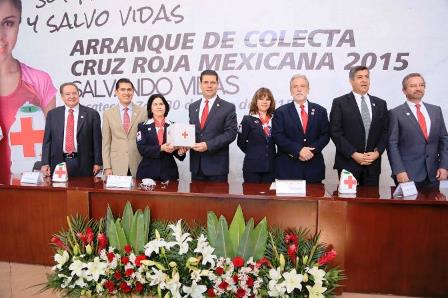 ARRANCA MAR COLECTA DE LA CRUZ ROJA MEXICANA 2015