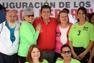 INAUGURA ROBERTO LUÉVANO JUEGOS DEPORTIVOS Y CULTURALES DEL MAGISTERIO