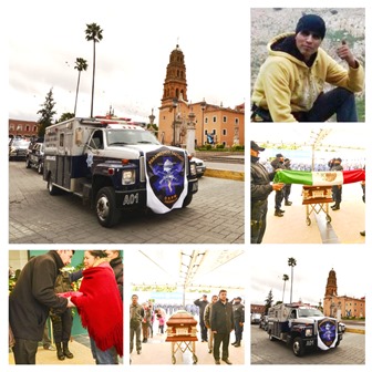 DESPIDEN CON HONORES A PARAMÉDICO CAÍDO EN EL CUMPLIMENTO DE SU DEBER