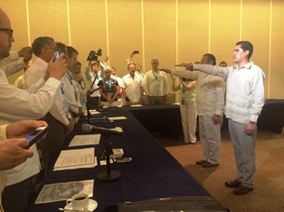 TOMA PROTESTA CARLOS PEÑA COMO PRESIDENTE DE LA ASOCIACIÓN DE CIUDADES PATRIMONIO