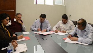 FIRMA GDH CONVENIO DE PRESTACIONES LABORALES 2015 CON LA  SUTSEMOP