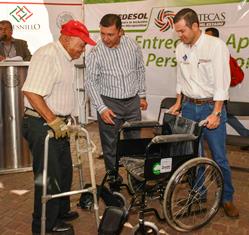 Entrega GDH aparatos funcionales a personas con discapacidad