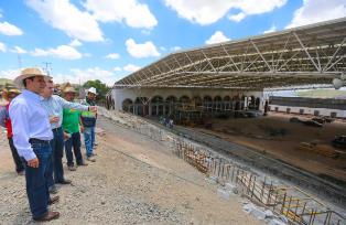 SUPERVISA MAR OBRA DEL MULTIFORO EN LAS INSTALACIONES DE LA FERIA