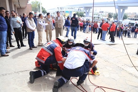 REALIZA PROTECCIÓN CIVIL SIMULACRO DE CONATO DE INCENDIO EN SALAS DE CINE
