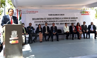 ES NOMBRADO GUADALUPE CIUDAD HISTÓRICA