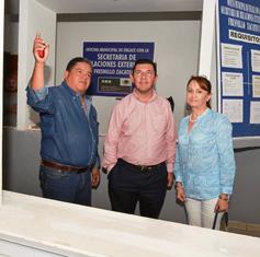 Supervisa Alcalde  remodelación en oficinas de enlace de SRE