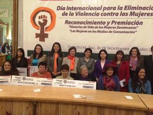 RECONOCEN A ZACATECANAS Y PERIODISTAS QUE PROMUEVEN IGUALDAD Y DERECHOS HUMANOS DE LAS MUJERES