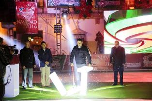INAUGURA MAR PISTA DE HIELO DE PLAZA DE ARMAS