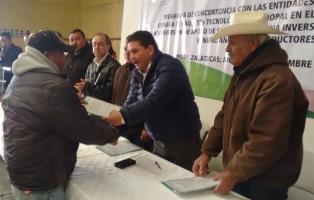 ENTREGA GODEZAC APOYOS POR 11.4 MDP EN ZONA TUNERA SINIESTRADA
