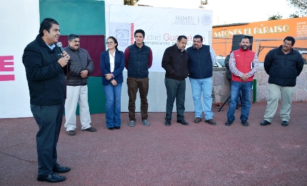 ENTREGA ROBERTO LUÉVANO PARQUE DEPORTIVO Y RECREATIVO “EL PARAÍSO”