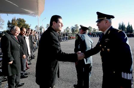 PRESIDE MAR CAMBIO DE MANDO EN LA COMANDANCIA DE LA ZONA MILITAR