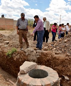 Supervisa GDH obras de drenaje en tres colonias