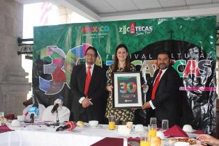 INICIA GIRA PROMOCIONAL DEL 30 FESTIVAL CULTURAL ZACATECAS 2016