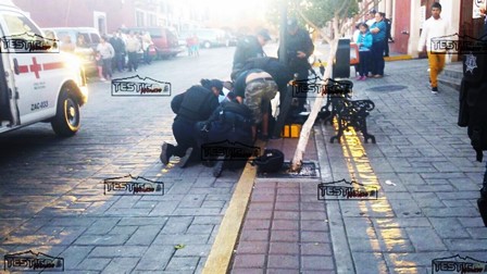 ATRROPELLAN A MOTO-PATRULLERO