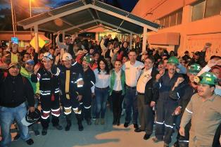 VisitaTello a mineros de Fresnillo, se compromete a impulsar la generación de empleos dignos en esta industria