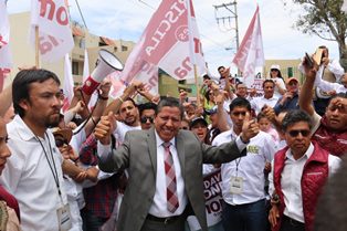 “Ni un voto al PRI”: pide David Monreal en el debate de candidatos
