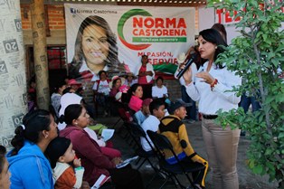 Legislaré para que transporte entre comunidades y la salud sea una realidad: Norma Castorena