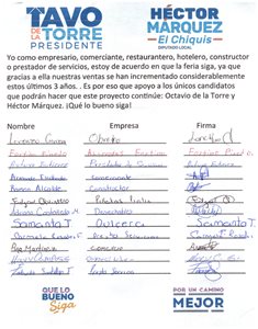 CANDIDATOS DE PAN-PRD AGRADECEN RESPALDO DE EMPRESARIOS JEREZANOS