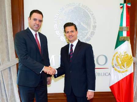 Alejandro Tello y EPN acuerdan priorizar trabajo en seguridad y desarrollo económico para Zacatecas