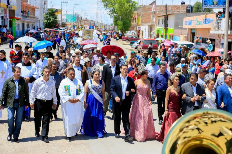 ASISTE MAR A LAS FIESTAS PATRONALES EN HONOR A LA VIRGEN DEL REFUGIO EN TACOALECHE Y CALERILLA DE TULA