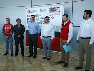 SUPERVISAN AVANCE DE OBRA DEL JUZGADO DE CONTROL