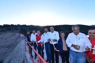 INAUGURAN PRESA EN PURÍSIMA DEL MAGUEY