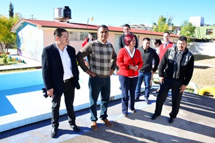 Visita el alcalde al jardín de niños de colonia Artesanos para conocer necesidades más apremiantes