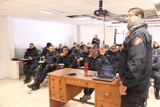 IMPARTE PC CURSO-TALLER DE PRIMER RESPONDIENTE  A POLICÍAS MUNICIPALES