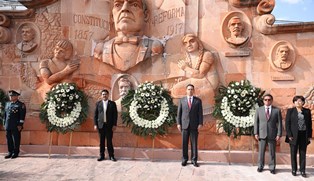 ACUDE MAGISTRADO PRESIDENTE DEL TSJEZ ARMANDO ÁVALOS A LA CONMEMORACIÓN DEL CENTENARIO DE LA CONSTITUCIÓN DE 1917.