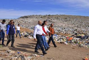 PRESIDENTE MUNICIPAL VISITA EL TIRADERO DE FRESNILLO