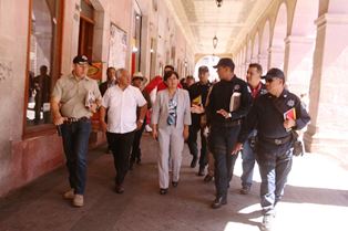 SUPERVISA ALCALDESA ORDENAMIENTO   COMERCIAL EN EL CENTRO HISTÓRICO