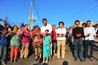 INAUGURAN PAVIMENTACIÓN EN COLONIA CTM
