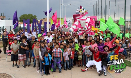 COMPARTEN ALEGRÍA LAS CANDIDATAS A REINA  DE LA FENAFLLO 2017 EN COLONIA POLVAREDAS