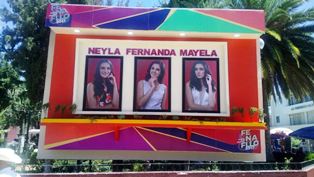 COLOCAN FOTOS OFICIALES DE CANDIDATAS A REINA  DE LA FENAFLLO 2017 EN JARDÍN OBELISCO