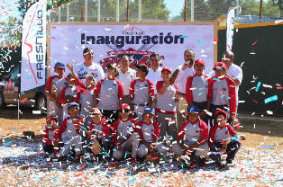 Inaugura Fresnillo plc Escuela Infantil de  Iniciación de Béisbol