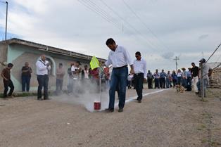 COMPROMISOS CUMPLIDOS  PARA LOS HABITANTES DE LAS COMUNIDADES DE FRESNILLO