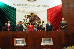 COMPARECEN ANTE EL PLENO DE LA ASAMBLEA FUNCIONARIOS DEL EJE 