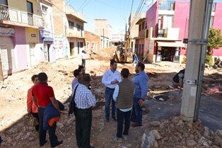 SUPERVISA HARO DE LA TORRE OBRAS QUE SUMAN MÁS DE 18 MILLONES DE PESOS EN INFRAESTRUCTURA PARA FRESNILLO
