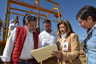 HARO DE LA TORRE Y ARMAS ZAGOYA RECORREN PLANTA TRATADORA  DE AGUAS RESIDUALES ORIENTE