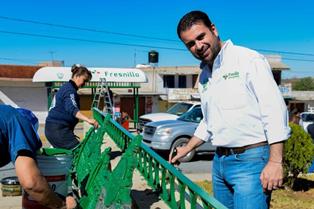 El PROGRAMA “LA FUERZA DE FRESNILLO SOMOS TODOS” DIGNIFICA IMAGEN URBANA DE PLATEROS